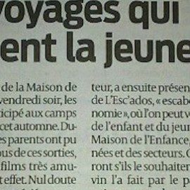 Sud Ouest : « Ces voyages qui forment la jeunesse »