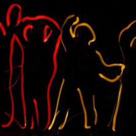 Light Painting de fin de repas.