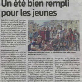 Italie 2017 2 articles dans Sud Ouest et la Rep&rsquo;