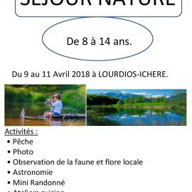 Séjour Nature 8-14 ans Séjour Nature 8-14 ans