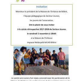 La soirée du Secteur Jeunes La soirée du Secteur Jeunes