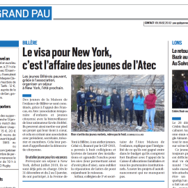 Le projet NY dans la presse !!! :)