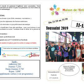 Le programme des ados est là