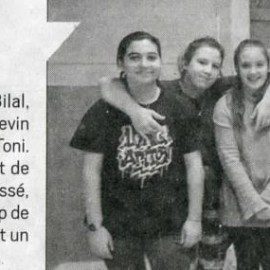 Les ateliers de jeunes dans le journal