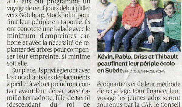 Article Projet Suede … SUD OUEST
