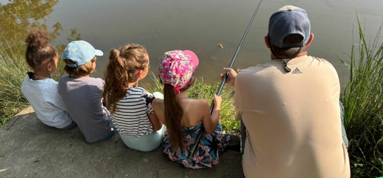 Pêche party pour le groupe des 7-8 ans