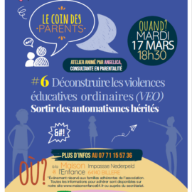 Déconstruire les violences éducatives ordinaires (VEO)