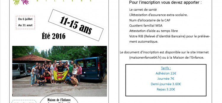 Le programme : enfin là….