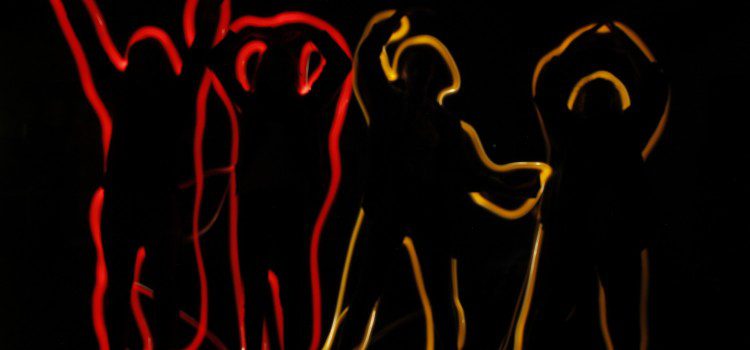 Light Painting de fin de repas.