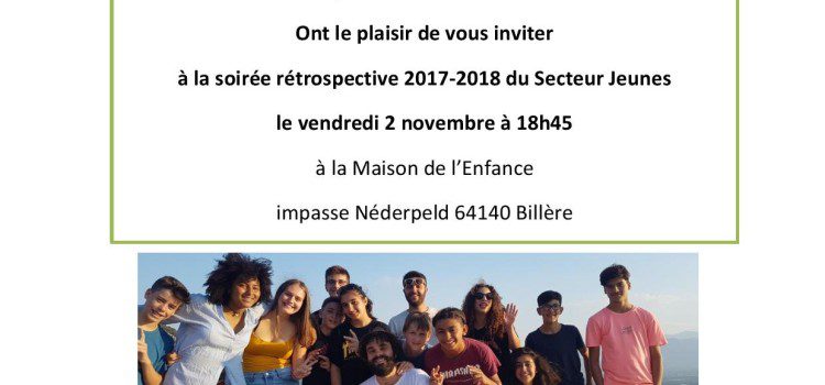 La soirée du Secteur Jeunes