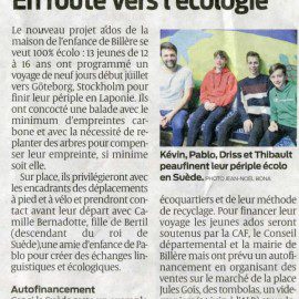 Article Projet Suede … SUD OUEST