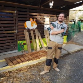 Les travaux se poursuivent au Jardin de Toni !