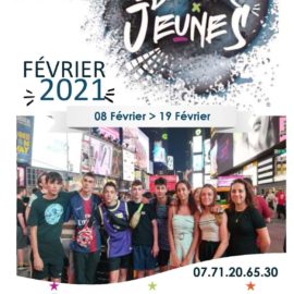 Ça y est! Le programme des vacances d’hiver 2021 du Secteur Jeunes est là!