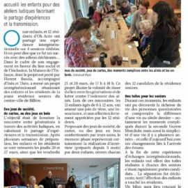 Quand enfants et seniors tissent des liens forts à Billère – Article La République du 04 avril 2025