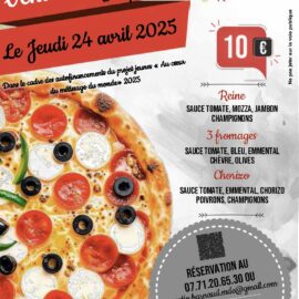 Ce 24 avril la pizza s’invite au programme du projet du Secteur Jeunes