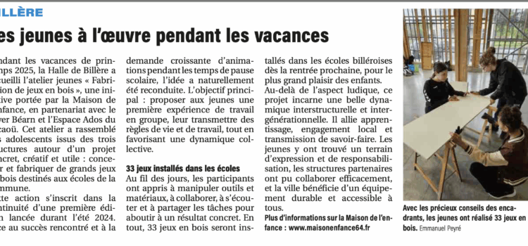 Un Atelier Jeunes en action dans la République du 26 mai 2025