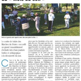 Plus de 120 enfants à l’écoute du « Mois du son »