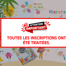 📢 FLASH INFO : Point sur les inscriptions